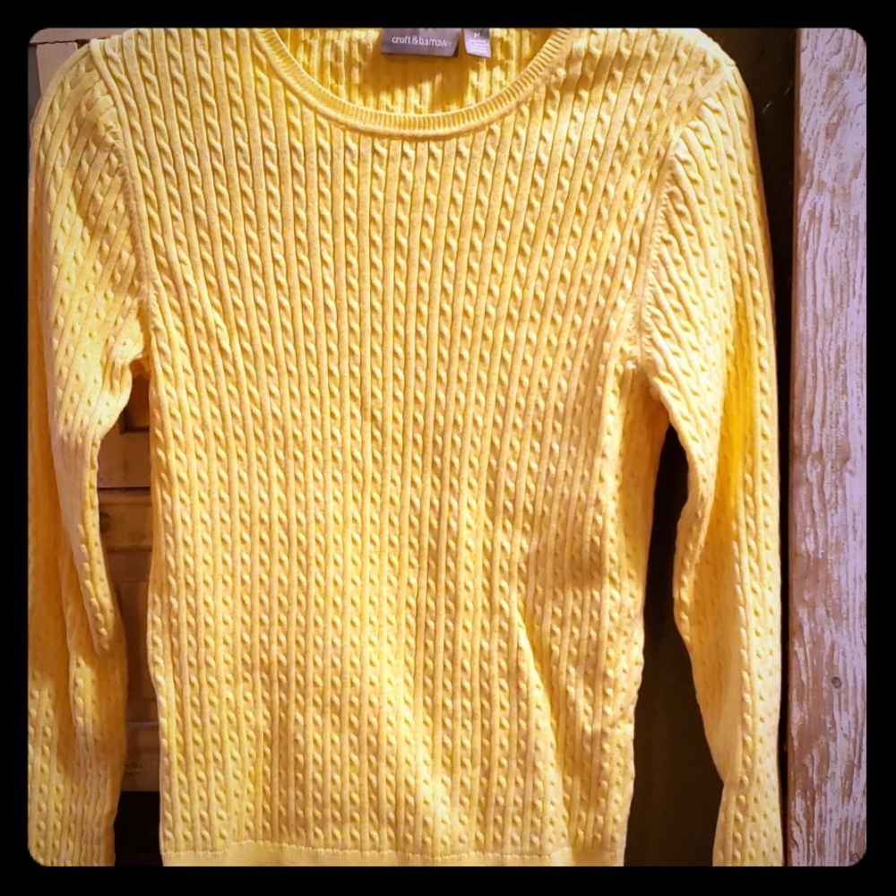 SALE! Croft &  Barrow NWOT cable knit sweater